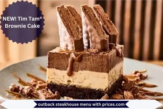 Tim Tam Brownie Cake