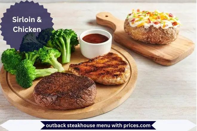 Sirloin & Chicken Menu With Prices