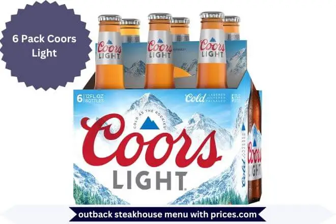 6 Pack Coors Light 